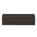 Ver imagem 4 de Kit Cabeceira Rana 160 Queen e Calçadeira Alpha N-027 Veludo Marrom Chocolate Aradecor