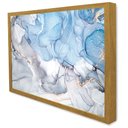 Ver imagem 5 de Quadro Decorativo Abstrato Mármore Azul Maya em Moldura Caixa Tacolado Moldura Trad 1cm Preta com Vi