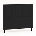 Ver imagem 6 de Cabeceira Estofada Elen Moderna para Quarto Cama Box Casal 140 cm Tecido Suede