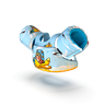 Boia Infantil com Colete Salva Vidas Urso Nash - 4