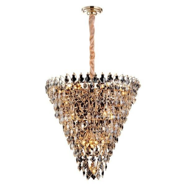 Lustre de Cristal Paris 89cmx85cm Bella Iluminação - 1