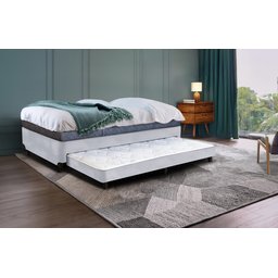 Bicama Solteirão Serenelife - Suede Cinza Claro - 2