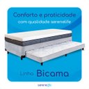 Ver imagem 6 de Bicama Solteirão Serenelife - Suede Cinza Claro