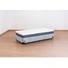 Bicama Solteirão Serenelife - Suede Cinza Claro - 3