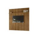 Ver imagem 3 de Estante Home Theater com Bancada Suspensa Luna com Cristaleira Marina Cumaru - Madetec