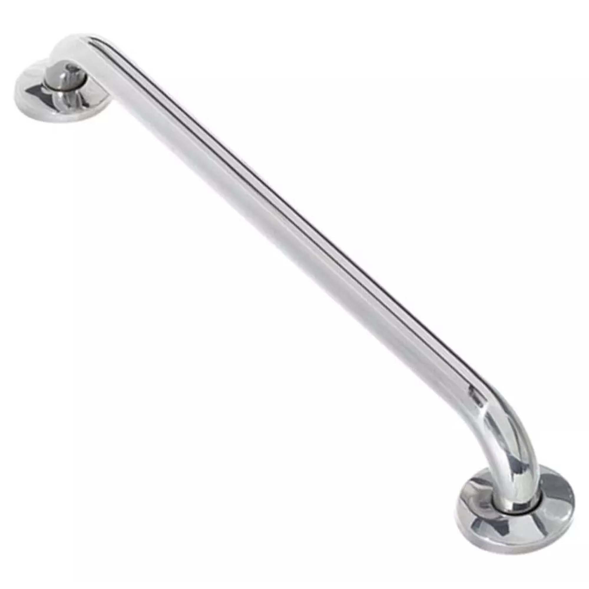 Barra de Apoio 60cm Inox Kit 3 Unidades Acessibilidade Cadeirante Idoso Deficiente Banheiro Box Supo - 2