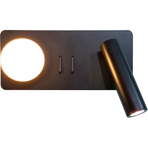 Arandela Preto Led 8W 3200K Bivolt PARIS LUZ
