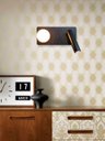 Ver imagem 2 de Arandela Preto Led 8W 3200K Bivolt PARIS LUZ