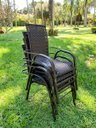 Ver imagem 2 de Jogo de Cadeiras para Jardim - Cadeira de Jardim , Mesa , Cadeira de Área, Varanda, Sacada - Tabaco