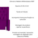 Ver imagem 3 de Cabeceira de Cama Box Estofada 160 Cm Queen Emma Veludo