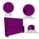 Ver imagem 4 de Cabeceira de Cama Box Estofada 160 Cm Queen Emma Veludo