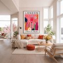Ver imagem 1 de Quadro Canvas Flower Market Gallery 70x50cm Mold Branca