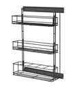 Ver imagem 1 de Porta Condimentos de Embutir 3 Andares Deslizante Schmitt:Preto