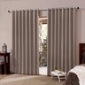 cortina de tecido blackout estampado bege claro 3.00x1.80metro - 1