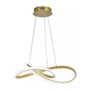 Ver imagem 1 de Pendente Luminária Led 36w 3 Tonalidades Dourado Lp302d
