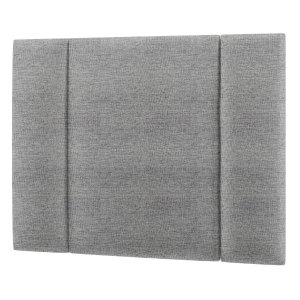 Cabeceira Estofada Iluminação Led Cama Box Solteiro 90 Cm:linho Cinza