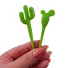 Kit 6 Pçs Palito Cacto Espeto Garfinho Palitinho Decorativo Frutas Petiscos Infantil Lancheira - 6
