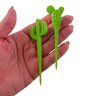 Kit 6 Pçs Palito Cacto Espeto Garfinho Palitinho Decorativo Frutas Petiscos Infantil Lancheira - 5