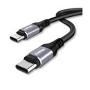 Ver imagem 1 de Cabo Usb-c - 1 Metro - Carregamento Rapido - Pd100w - Preto - Comtac 20129478