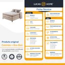 Ver imagem 6 de Cama Box Baú com Colchão de Molas Classic Pocket Viúva 128cm