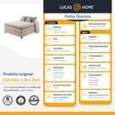 Ver imagem 6 de Cama Box Baú com Colchão de Molas Classic Pocket Viúva 128cm