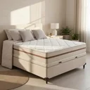 Ver imagem 2 de Cama Box Baú com Colchão de Molas Classic Pocket Viúva 128cm