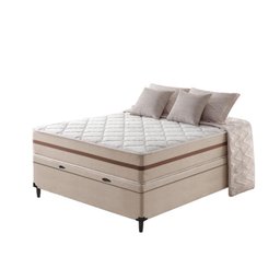 Cama Box Baú + Colchão de Viúva Classic Molas Pocket 128x188x64cm - 5