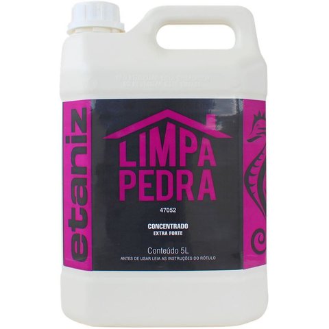 Limpa Pedras 5 Litros Roxo Uso Profissional Etaniz