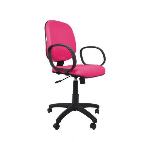 Poltrona Diretor Fire - Couro Sintetico Corano - Pink