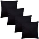 Ver imagem 5 de Kit Poltrona Giovana Puff Quadrado e Almofadas em Sued Premium: Preto Pés Madeira Claro