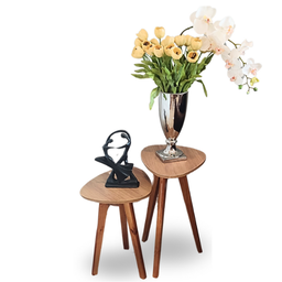 Conjunto de Mesa de Canto Organica Paris Md - 2 Unidades - 1