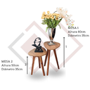 Ver imagem 6 de Conjunto de Mesa de Canto Organica Paris Md - 2 Unidades