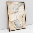 Ver imagem 1 de Quadro Decorativo em Canvas Abstrato Mármore Luxo TaColado Moldura Flutuante 4,5cm Freijó 120 x 80cm