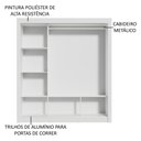 Ver imagem 6 de Guarda Roupa Casal Madesa Mônaco 3 Portas de Correr com Espelho