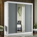 Ver imagem 1 de Guarda Roupa Casal Madesa Mônaco 3 Portas de Correr com Espelho