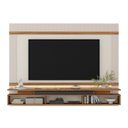 Ver imagem 6 de Painel para TV até 75 Polegadas com LED 100% MDF 167,2cm x 212,8cm Branco Off White/Freijó Trend