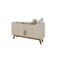 Ver imagem 2 de Aparador Buffet Future Off-white/cinamomo – Bechara Móveis