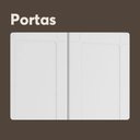 Ver imagem 3 de Armário Aéreo 3 Portas com Vidro Múltipla Bertolini