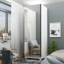 Ver imagem 2 de Sapateira Gelius Esmeralda Gold 1 porta com espelho - Branca