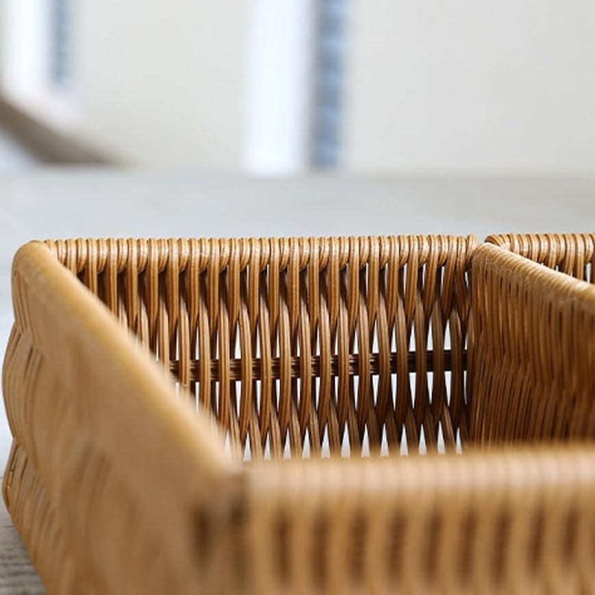 Porta Talheres Organizador de Gavetas Rústico com Divisórias - 6