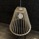Ver imagem 3 de Luminária Teto tipo Pendente em MDF - Completa