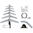 Ver imagem 3 de Antena Externa Digital Dtv Hdtv Dtv 1500 Aquario Prata