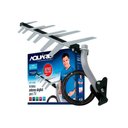 Ver imagem 1 de Antena Externa Digital Dtv Hdtv Dtv 1500 Aquario Prata