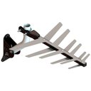 Ver imagem 2 de Antena Externa Digital Dtv Hdtv Dtv 1500 Aquario Prata