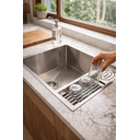 Ver imagem 6 de Cuba Calha Gourmet Pia Aço Inox 304 Cozinha Profissional 50x40cm Cozix