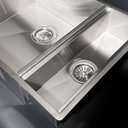 Ver imagem 6 de Cuba Calha Gourmet Pia Aço Inox 304 Cozinha Profissional 50x40cm Cozix