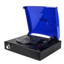Ver imagem 1 de Vitrola Toca Discos Treasure Black And Blue Echo Vintage