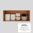 Ver imagem 4 de Armário Aéreo de Cozinha Pequeno Maria 100% MDF Móveis Home