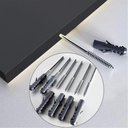 Ver imagem 5 de Prateleira Flutuante para Sala Kit 4 com Suporte Invisível 68cm Yara Preto - Lumil Lumil Móveis