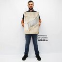 Ver imagem 2 de Quadro Decorativo em Canvas Abstrato Mármore Branco Perolado TaColado Moldura Flutuante 4,5cm Preta